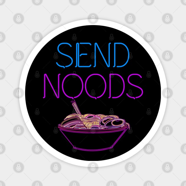 Send Noods Noodles Ramen Magnet by belownormal